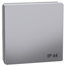 Клавиша IP44 для 1-клавишных выключателей, Нержавеющая сталь, пластик, D-Life Merten MEG3304-6036