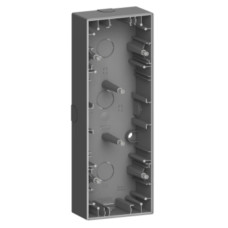 Коробка для наружного монтажа тройная, Антрацит, пластик, D-Life Merten MEG4034-6534