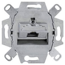 Розетка компьютерная RJ45, кат 6а ISO, механизм, Merten MEG4530-0000