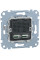 Механизм зарядного устройства USB, тип А+А, 2.4 мА, USB 2.0, Merten MTN4366-0100