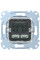Механизм зарядного устройства USB, тип А+А, 2.4 мА, USB 2.0, Merten MTN4366-0100