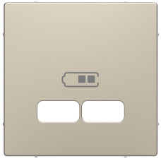 Центральная плата для механизма зарядного устройства USB, Сахара, пластик, D-Life Merten MTN4367-6033