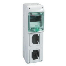Щит MUREVA для промышленных разъемов, 460х138х160, 5мод. Schneider Electric 13178