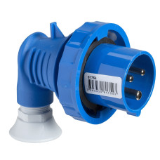 Угловая штекерная вилка 90°, винтовая, 32А, 2P+E, IP67, 200-250В, Schneider Electric 81766