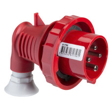 Угловая штекерная вилка 90°, винтовая, 32А, 3P+N+E, IP67, 380-415В, Schneider Electric 81771