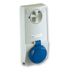 Розетка з блокуванням у щит, 32A 2P+E IP65, 200-250В, Schneider Electric 82092