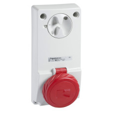 Розетка з блокуванням у щит, 32A 3P+N+E IP65, 380-415В, Schneider Electric 82097