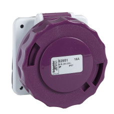 РОЗЕТКА ПАН. МОНТ. ПРЯМА 16A 2P 20/25В Schneider Electric 82951