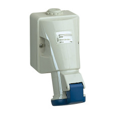 Розетка настінна з коробом, гвинтова, 32A, 2P+E, IP44, 200-250В, Schneider Electric 83116