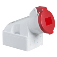 Розетка настінна з коробом, гвинтова, 32A, 3P+E, IP44, 380-415В, Schneider Electric 83120