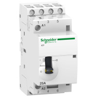 Контактор 25A 4НО 220/240В ~50Гц Ручное управление Schneider Electric A9C21834
