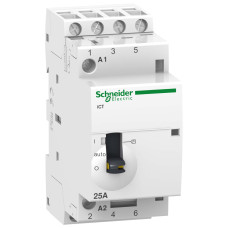 Контактор 25A 4НВ 220/240В ~50Гц ручне керування Schneider Electric A9C21834