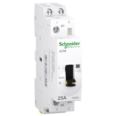 Контактор iCTK 25A 2NO 250В  50Гц Ручне керування, Schneider Electric A9C41225