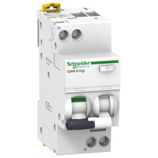 Диф. автоматичний вимикач iDPN N VIGI 1P+N, 6кА, 10A, крива С, тип А-SI, 30мA, Schneider Electric A9D33610