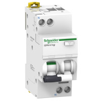 Диф. автоматичний вимикач iDPN H 1P+N, 10кА, 6А, крива С, тип A, 30мA, Schneider Electric A9D37606