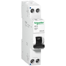 Диф. автоматичний вимикач iDif K 1P+N 20A С АС 30мA Schneider Electric A9D63620