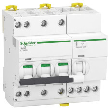 Диф. автоматичний вимикач iCV40N 3P+N 25A B АC 30мA, Schneider Electric A9DH3725