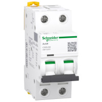 Автоматичний вимикач iC60N 2P 3A B Schneider Electric A9F73203