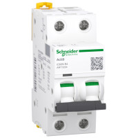 Автоматический выключатель iC60N 2P 4A B Schneider Electric A9F73204