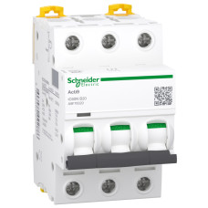 Автоматический выключатель iC60N 3P 20A B Schneider Electric A9F78320