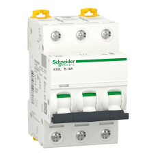 Автоматичний вимикач iC60L 3P 16A B Schneider Electric A9F93316