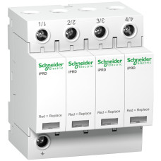 Обмежувач перенапруження iPRD40 40/15kA 350V 4P Schneider Electric A9L40400