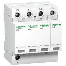 Обмежувач перенапруження iPRD40r 40/15kA 350V 4P+СИГН Schneider Electric A9L40401