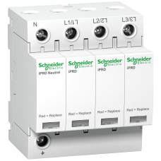 Обмежувач перенапруження iPRD40 40/15kA 350V 3P+N Schneider Electric A9L40600