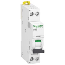 Автоматический выключатель iC60N 40А 1P+N B 6 кА, Schneider Electric A9P44640