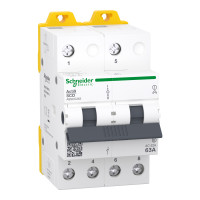 Перемикач I-0-II Acti9 iSSW, 2Р, 63A,400/415В, Schneider Electric A9SCO263