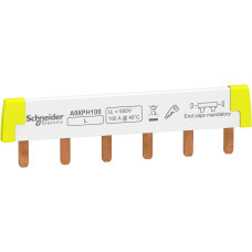 Гребінчата шина 1П, 6 модулів, контакти 18мм., Schneider Electric A9XPH106