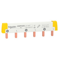 Гребінчата шина 2П, 6 модулів, контакти 18мм., Schneider Electric A9XPH206