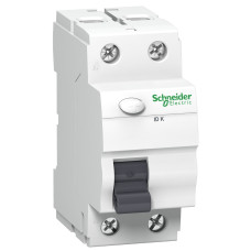 ПЗВ Диф. вимикач навантаження ID K 2P 25A, тип A, 30мА, Schneider Electric A9Z01225