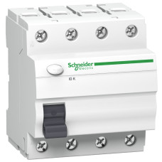 ПЗВ Диф. вимикач навантаження ID K 4P 63A, тип A, 30мА, Schneider Electric A9Z01463