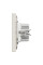 Розетка USB, 2 выхода, тип А+С 2,4А, Кремовая, Asfora EPH2700323