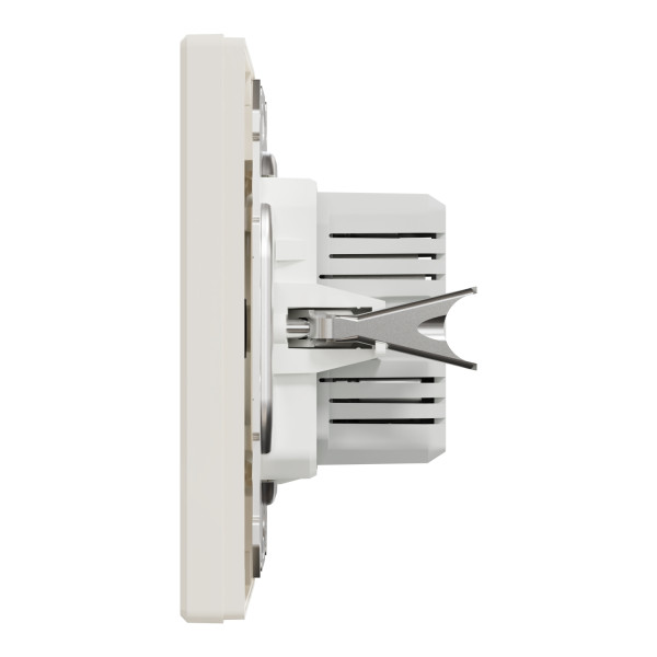Розетка USB, 2 выхода, тип А+С 2,4А, Кремовая, Asfora EPH2700323