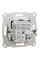 Розетка USB, 2 выхода, тип А+С 2,4А, Сталь, Asfora EPH2700362