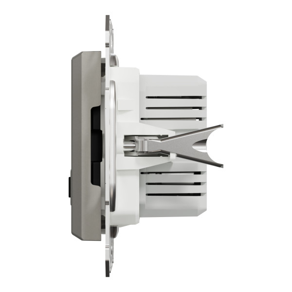Розетка USB, 2 выхода, тип А+С 2,4А, Бронза, Asfora EPH2700369