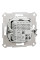 Розетка USB, 2 выхода, тип А+С 2,4А, Антрацит, Asfora EPH2700371