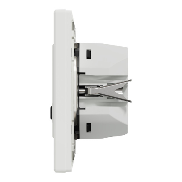 Розетка USB, 2 выхода, тип А+С 3А, 45 Вт, Белая, Asfora EPH2700421