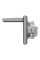 Розетка с заземлением, с крышкой и шторками IP44, Сталь Asfora, EPH3100362