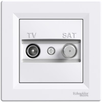 TV-SAT Р-ТКА ПРОХІДНА БІЛА ASFORA Schneider Electric EPH3400321
