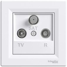 TV-R-SAT РОЗЕТКА КІН БІЛА ASFORA Schneider Electric EPH3500121