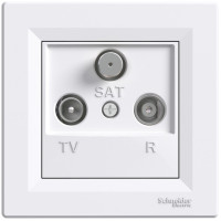 TV-R-SAT Р-ТКА ПРОХІД БІЛА ASFORA Schneider Electric EPH3500221