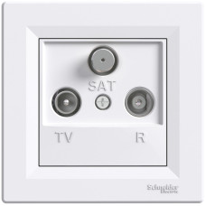 TV-R-SAT Р-ТКА ПРОХІД БІЛА ASFORA Schneider Electric EPH3500221