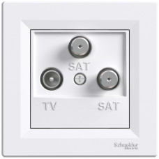 TV-SAT-SAT РОЗЕТКА КІН БІЛА ASFORA Schneider Electric EPH3600121