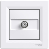 SAT РОЗЕТКА ПРОХІДНА БІЛА ASFORA Schneider Electric EPH3700221