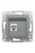 Розетка компьютерная, RJ45, кат.5е, UTP Сталь Asfora, EPH4300162