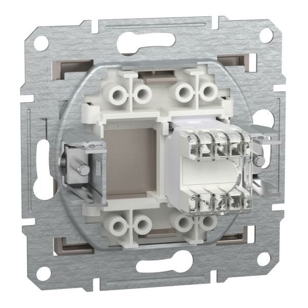 Розетка компьютерная, RJ45, кат.5е, UTP Бронза Asfora, EPH4300169