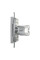 Розетка компьютерная, RJ45, кат.5е, UTP, двойная Алюминий Asfora, EPH4400161